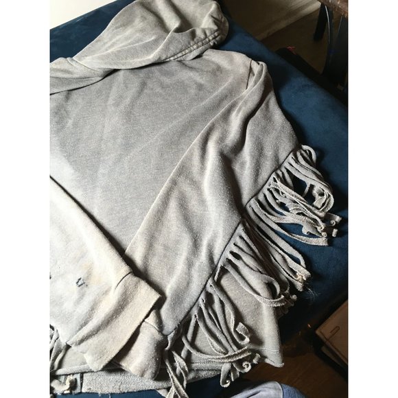 Art Class Gray Tassel Sleeves Jacket Girls size XLarge 14-16 or/and up to women' - Picture 9 of 12